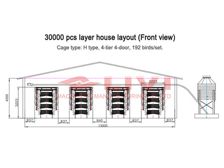 30,000 Layers Farm Design Plan