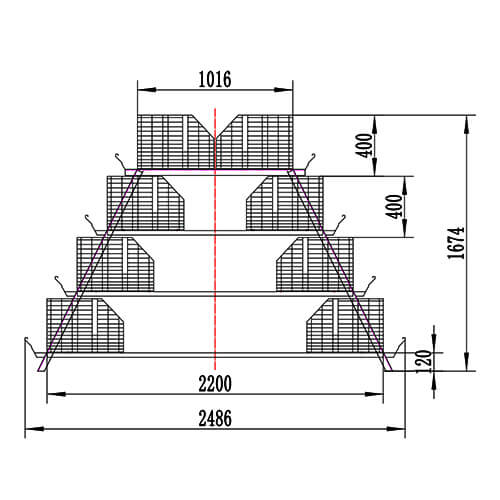 automatic battery pullet chicken cage mesh