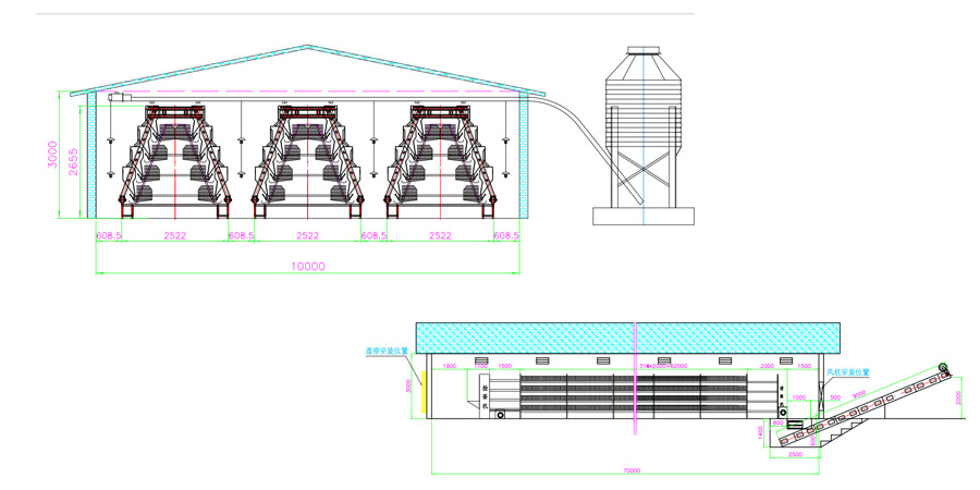 Design Plan of 11,000-Layer Chicken Battery Cage Project in Zambia: